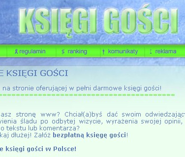 Darmowe księgi gości