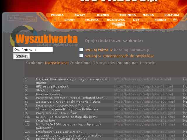 Szukaj z HOTNEWS.pl