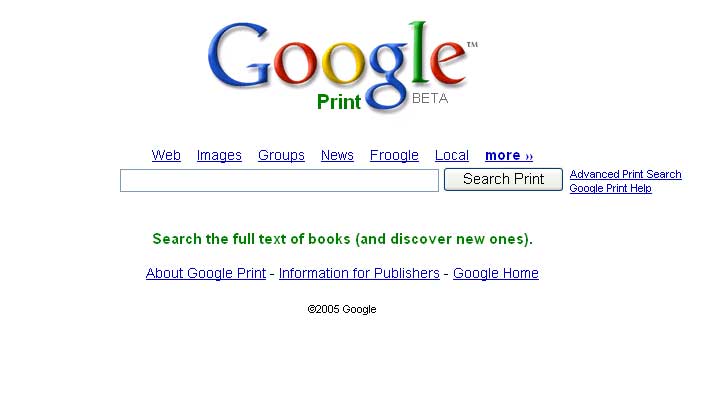 Google Print