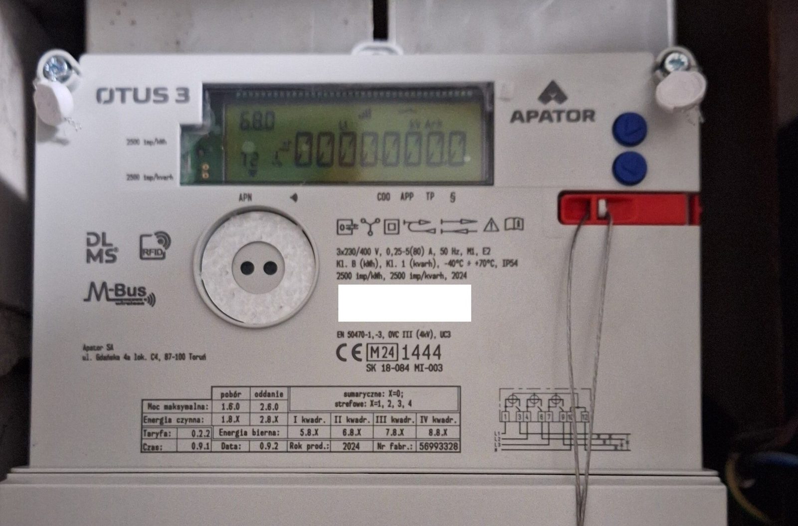 Licznik energii elektrycznej. Nowa opłata koncesyjna trafi do rachunków odbiorców. Fot. Rakoon / Wikimedia Commons, CC0